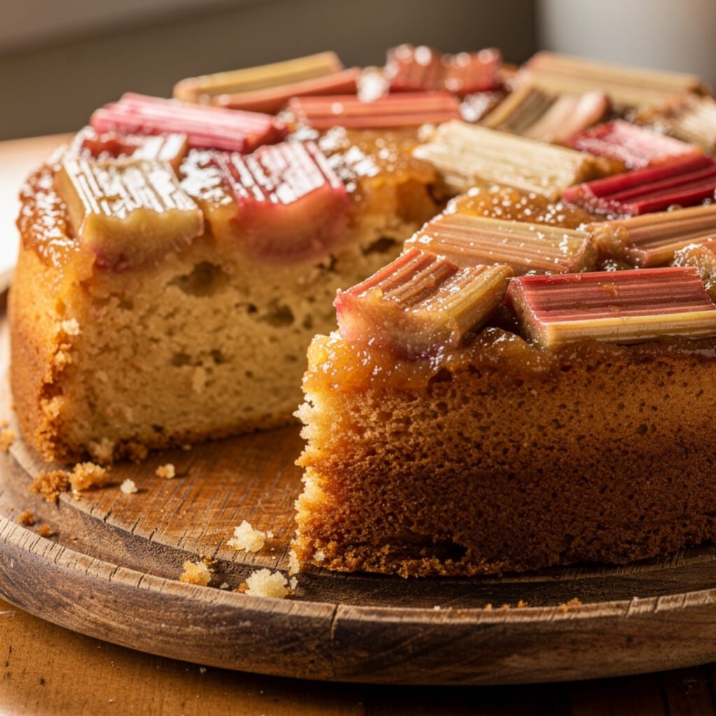 Rhubarb Upside Down Cake
